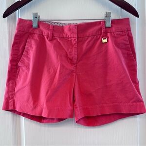 Nautica Womens Mid Rise Coral Pink Chino Shorts Size 2 - Classic Summer Casual